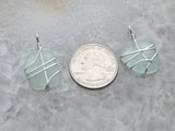 Sea Glass & Sterling Silver Small/Medium Size Pendant